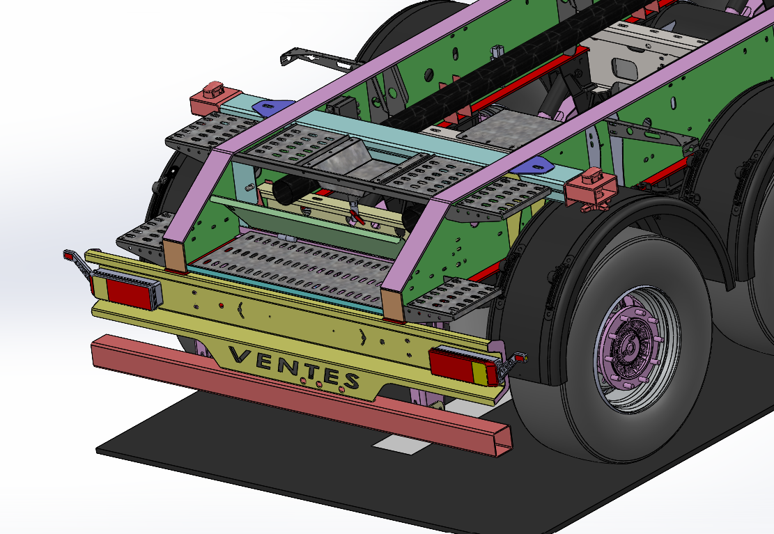 20英尺ISO罐式集装箱底盘拖车